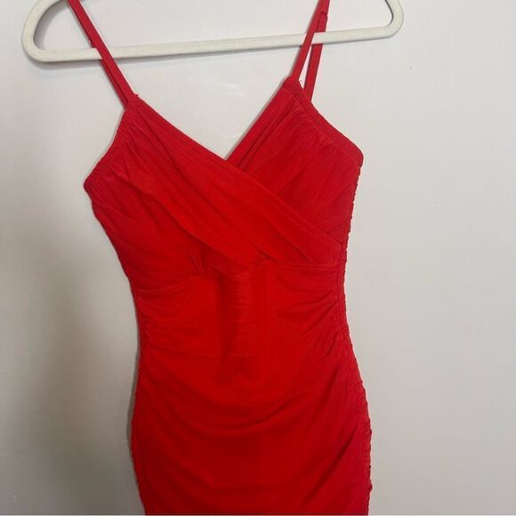 Revolve ELLIAT Red Pippa midi dress SIZE XS - Picture 6 of 10